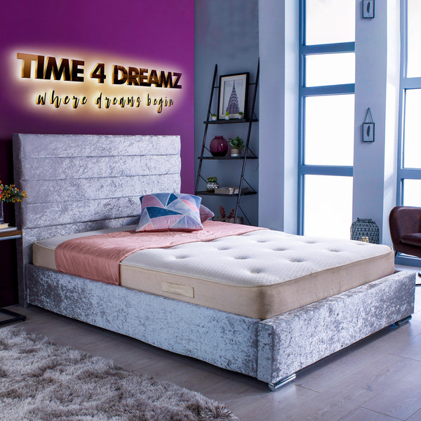 Antonia Velvet Upholstered Bed Frame