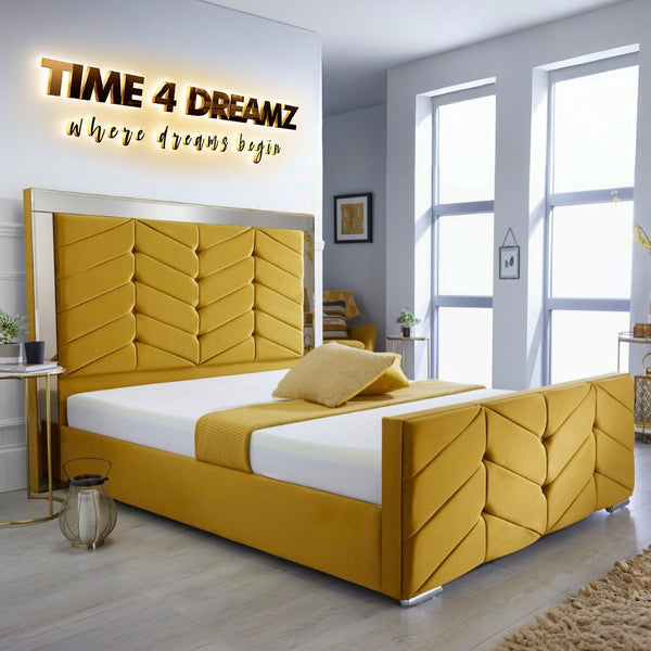 Chesterfield Mirror Bed Frame by Time4Dreamz
