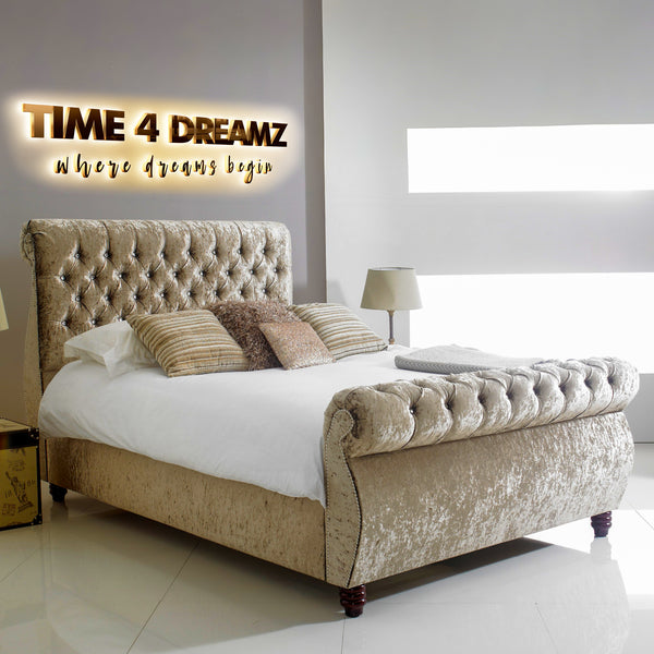 Swan Sleigh Bed Frame by Time4Dreamz