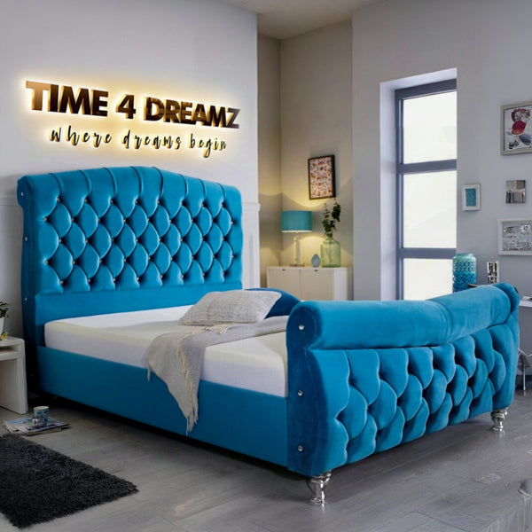 Upholstered Valentino Main Bed Frame